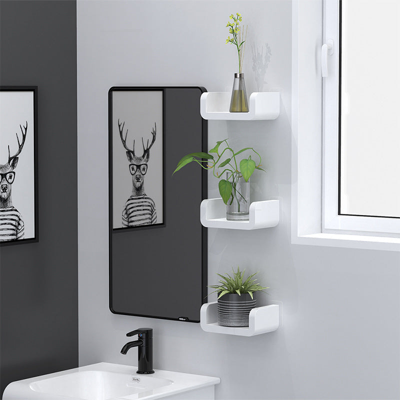 Wall-Mounted Bathroom Storage Shelves