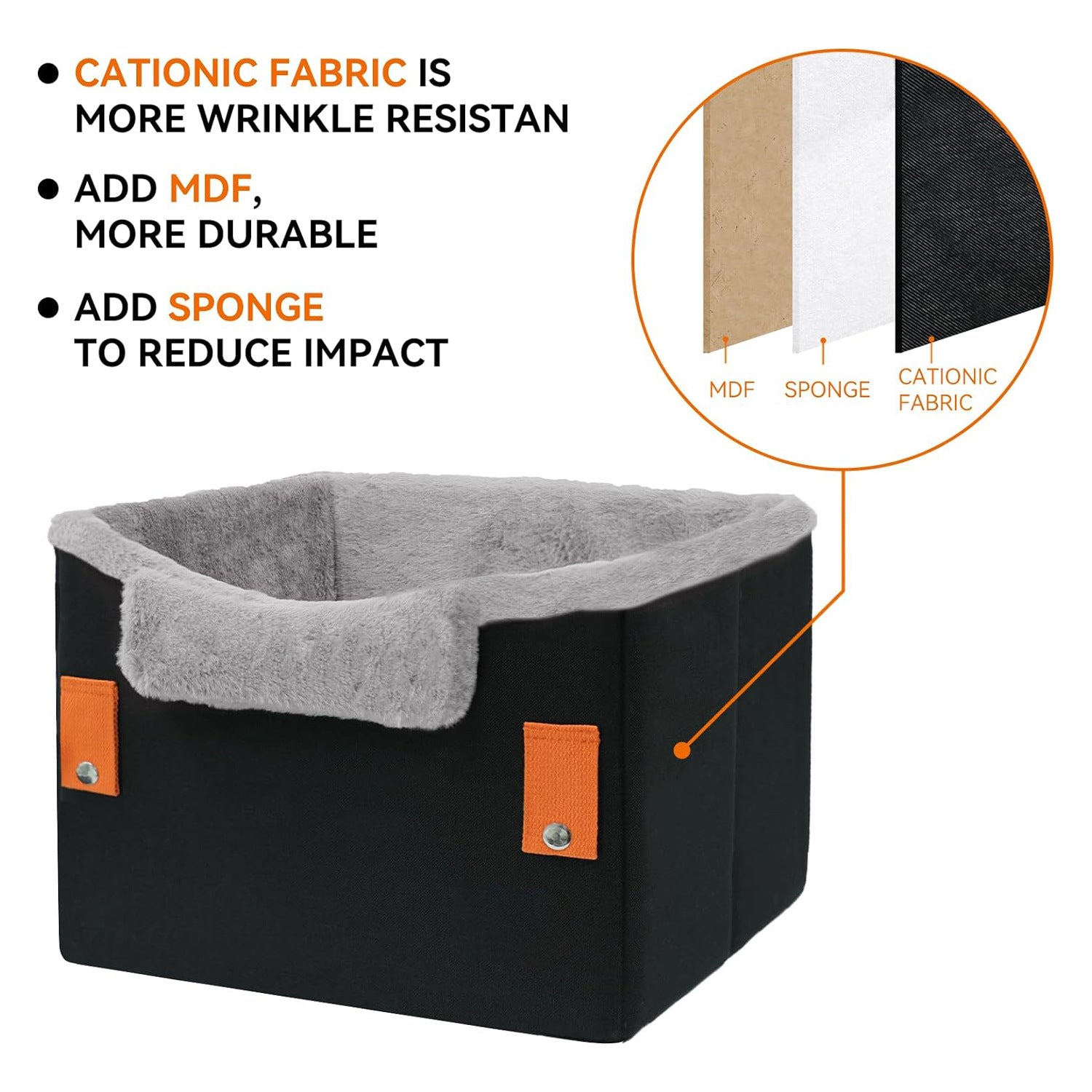 Portable Dog Car Seat Booster