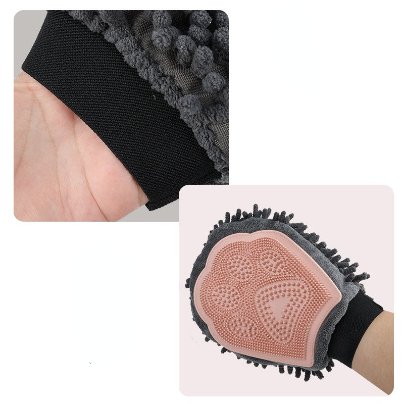 2-in-1 Pet Grooming Glove