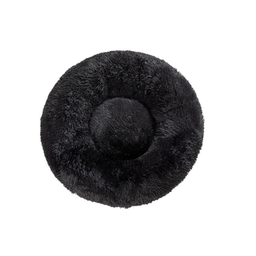 Fluffy Calming Donut Dog Bed