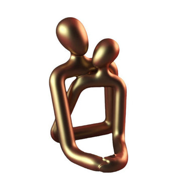 Loving Couple Resin Statue