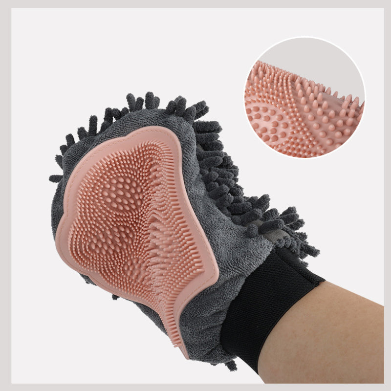 2-in-1 Pet Grooming Glove