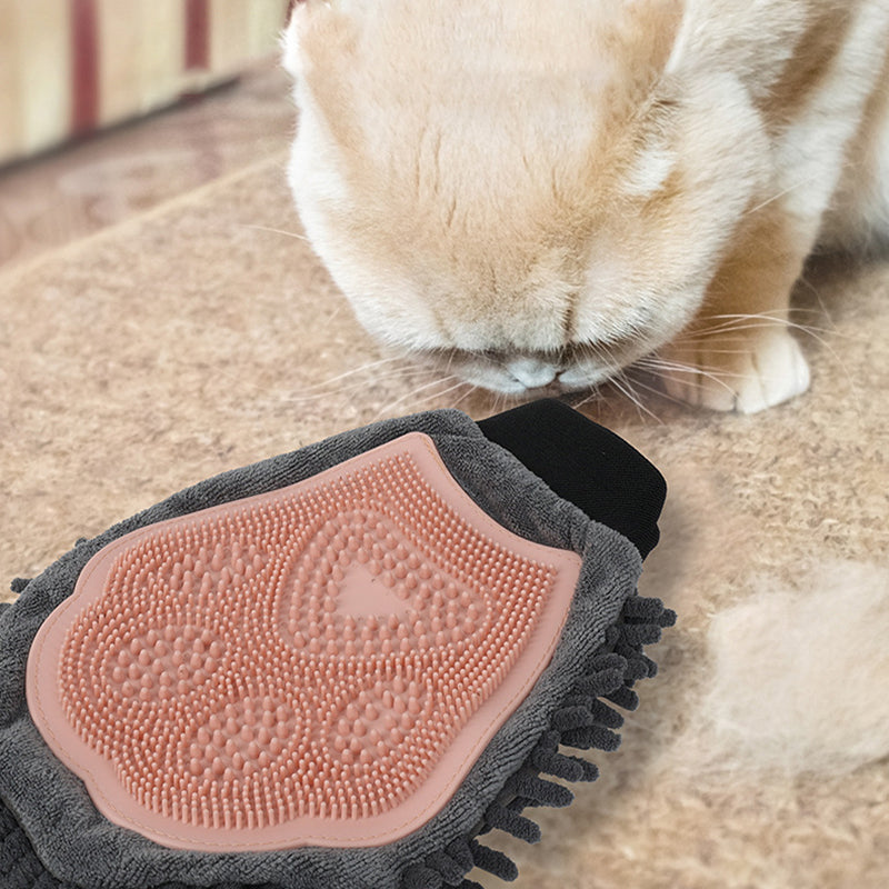 2-in-1 Pet Grooming Glove